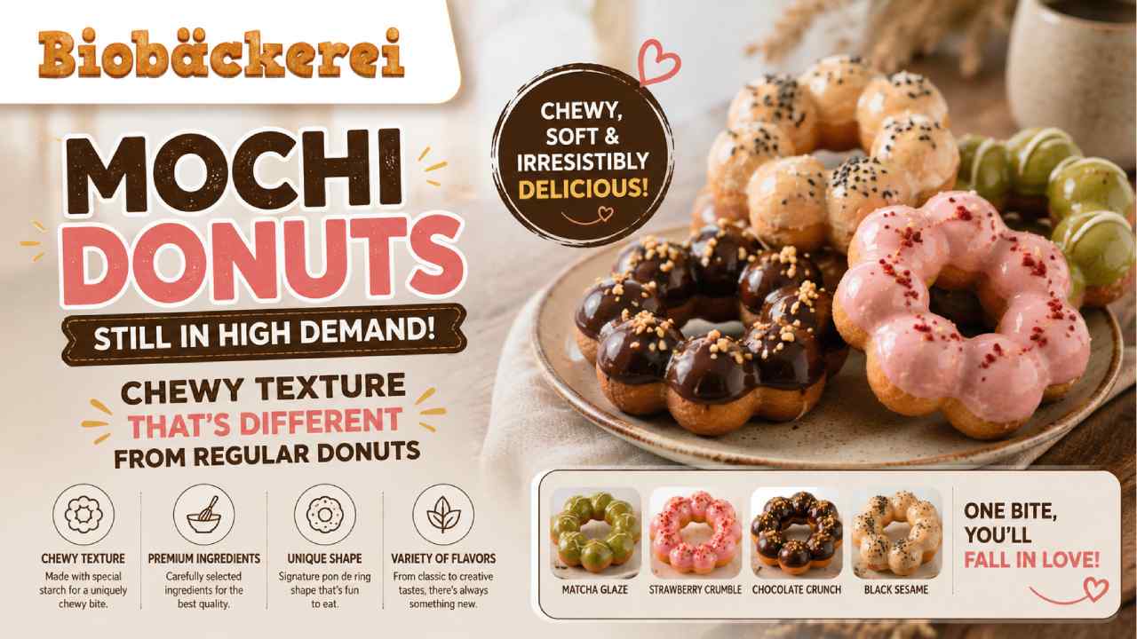 Mochi Donuts Are Still in Demand, Their Chewy Texture Sets Them Apart From Regular Donuts