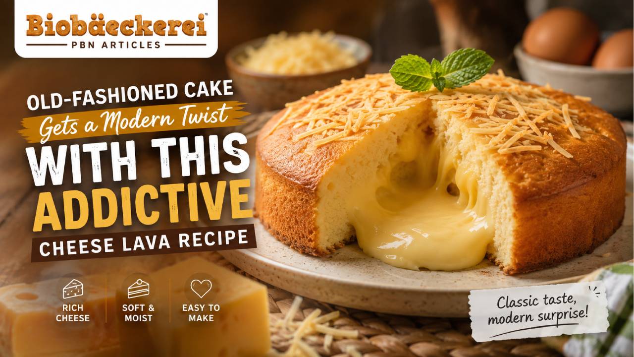 Old-Fashioned Cake Gets a Modern Twist With This Addictive Cheese Lava Recipe