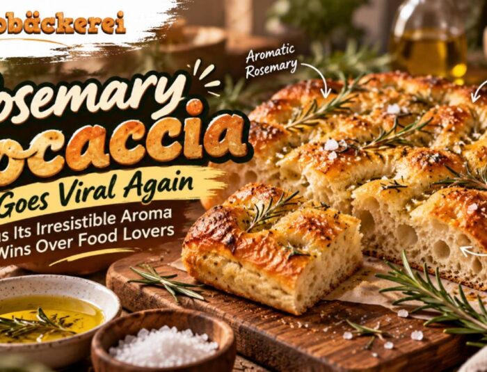 Rosemary Focaccia Goes Viral Again as Its Irresistible Aroma Wins Over Food Lovers