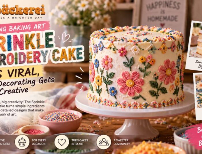 Sprinkle Embroidery Cake Goes Viral as Cake Decorating Gets More Creative