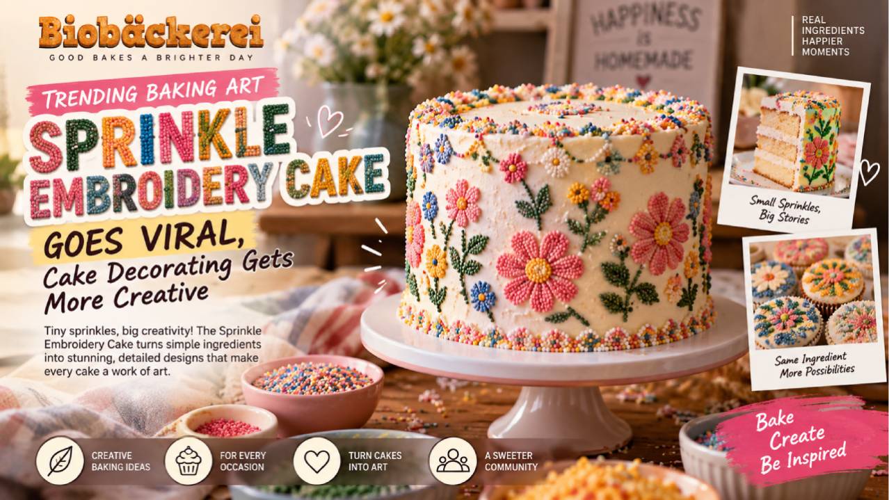 Sprinkle Embroidery Cake Goes Viral as Cake Decorating Gets More Creative