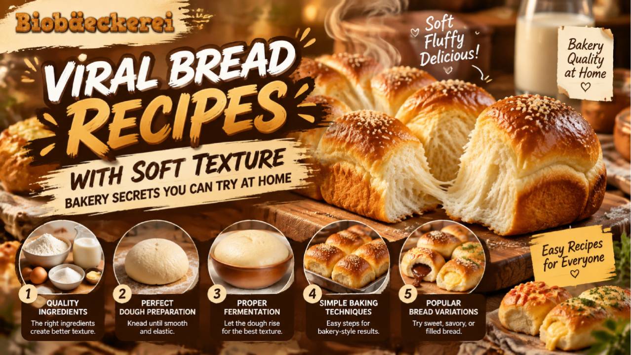 Viral Bread Recipes with Soft Texture, Bakery Secrets You Can Try at Home