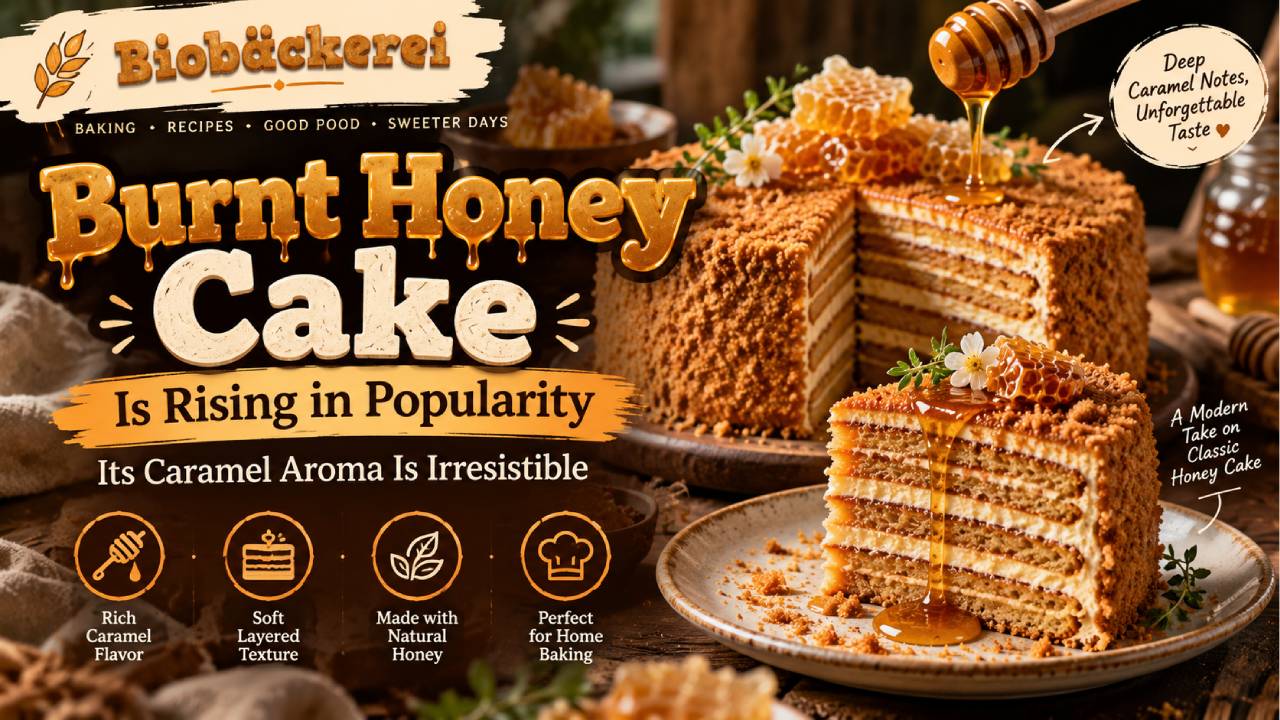 Burnt Honey Cake Is Rising in Popularity, Its Caramel Aroma Is Irresistible
