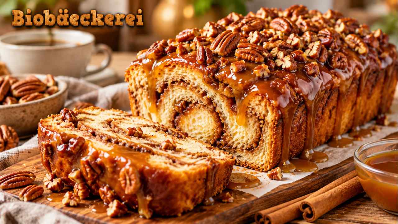 Caramel Pecan Cinnamon Bread Recipe: Sticky, Buttery, and Crunchy