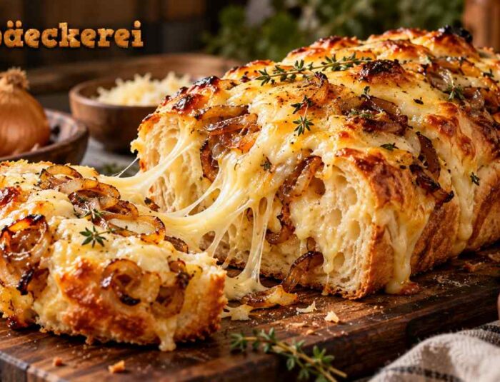 Caramelized Onion Cheese Bread Goes Viral With Irresistible Savory Aroma