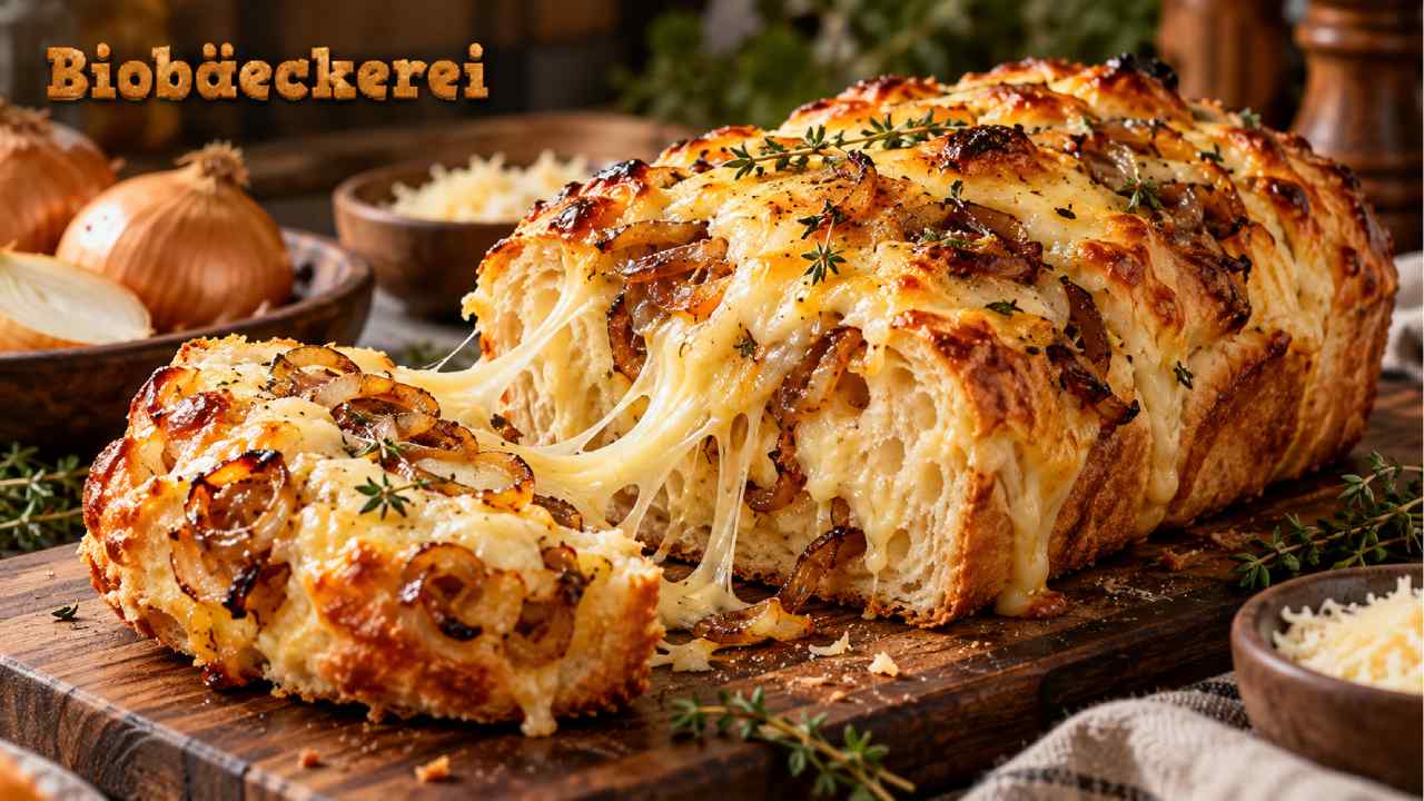 Caramelized Onion Cheese Bread Goes Viral With Irresistible Savory Aroma