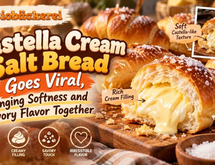 Castella Cream Salt Bread Goes Viral, Bringing Softness and Savory Flavor Together