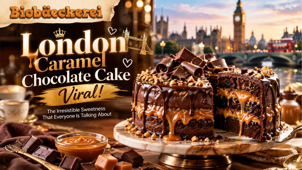 London Caramel Chocolate Cake Goes Viral With Irresistible Sweetness