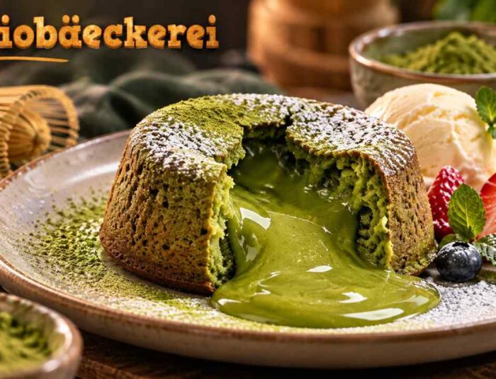 Matcha Lava Cake Goes Viral With an Irresistibly Molten Center