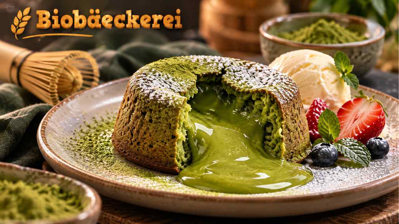 Matcha Lava Cake Goes Viral With an Irresistibly Molten Center