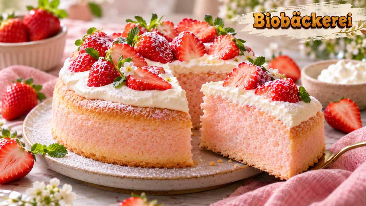 Strawberry Cloud Cake Recipe, Light and Soft Like Cotton