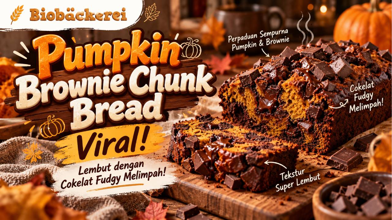 Viral Pumpkin Brownie Chunk Bread Is Soft, Fudgy, and Loaded with Chocolate
